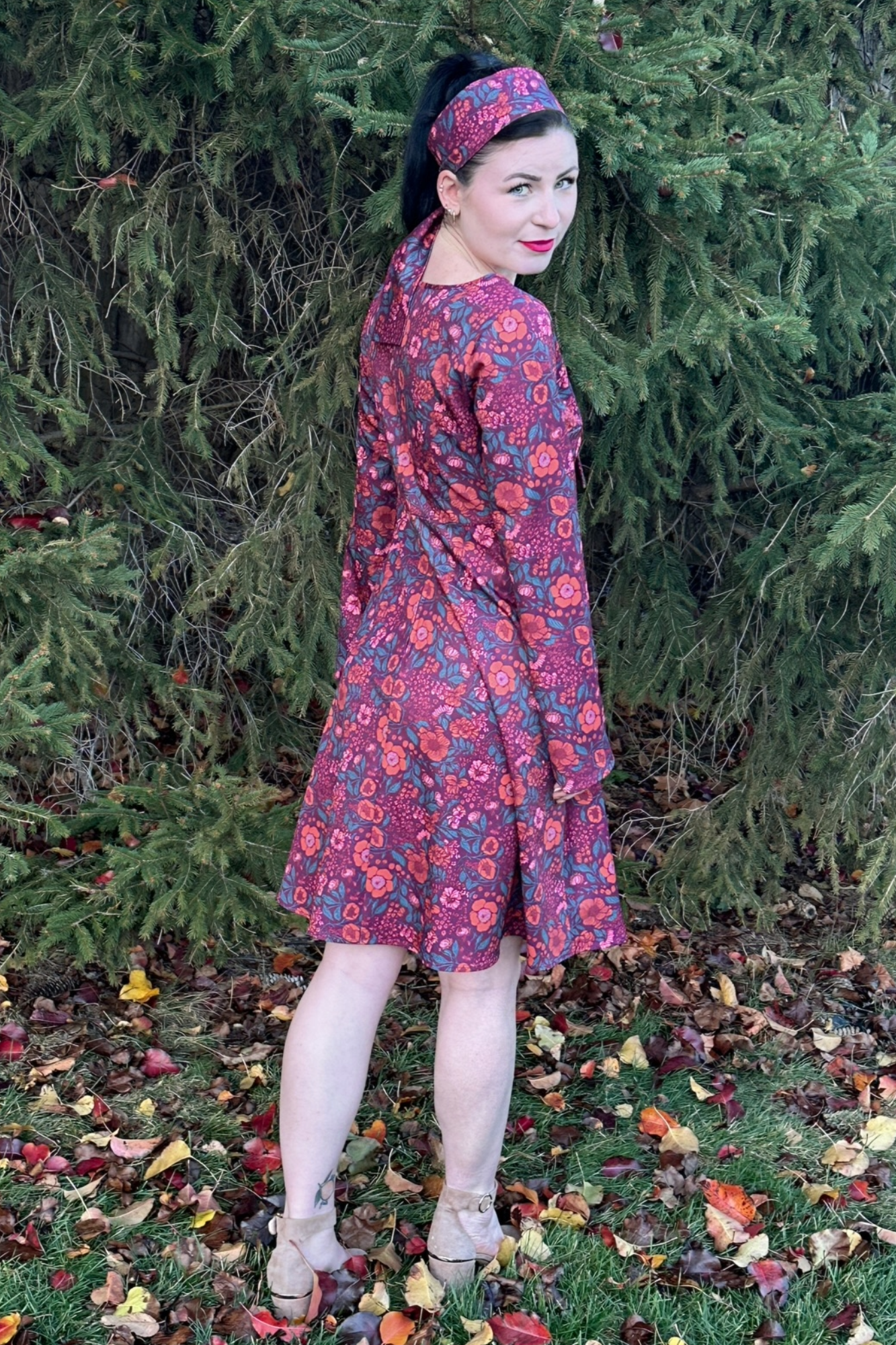 Moxie Shift Dress in Mod Floral