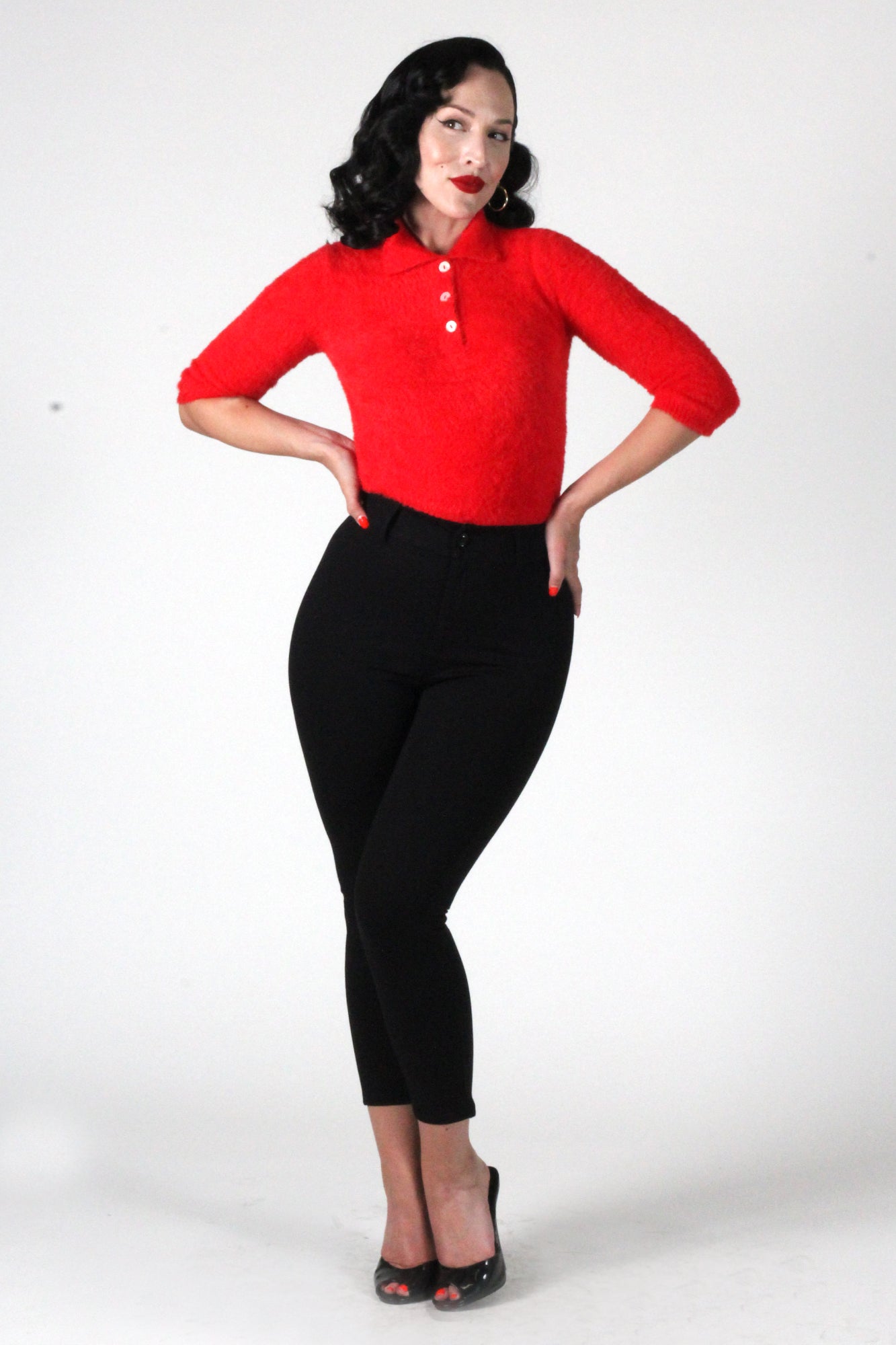 Glenda Sweater in Red