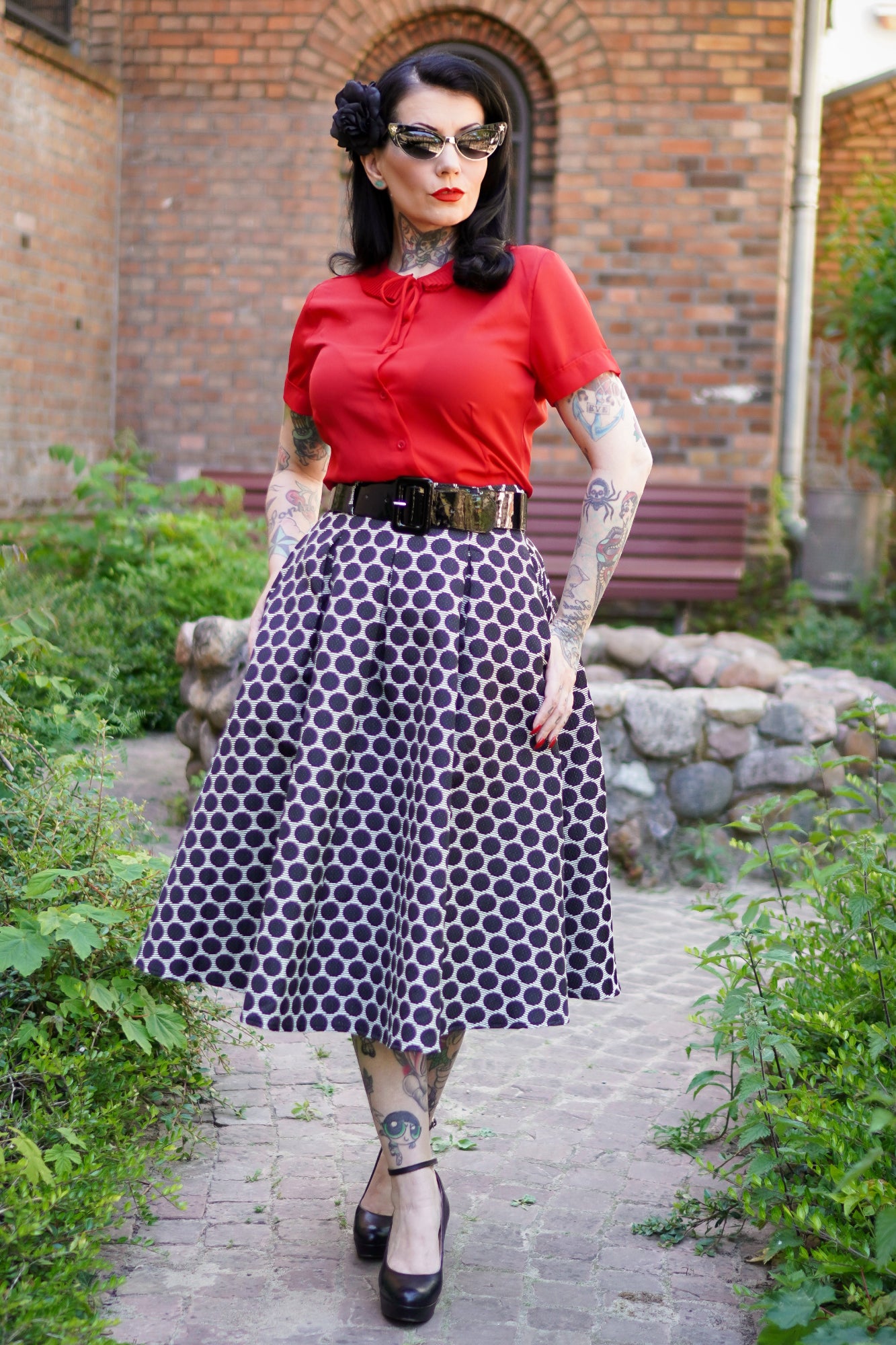 Tabitha Retro Circle Skirt