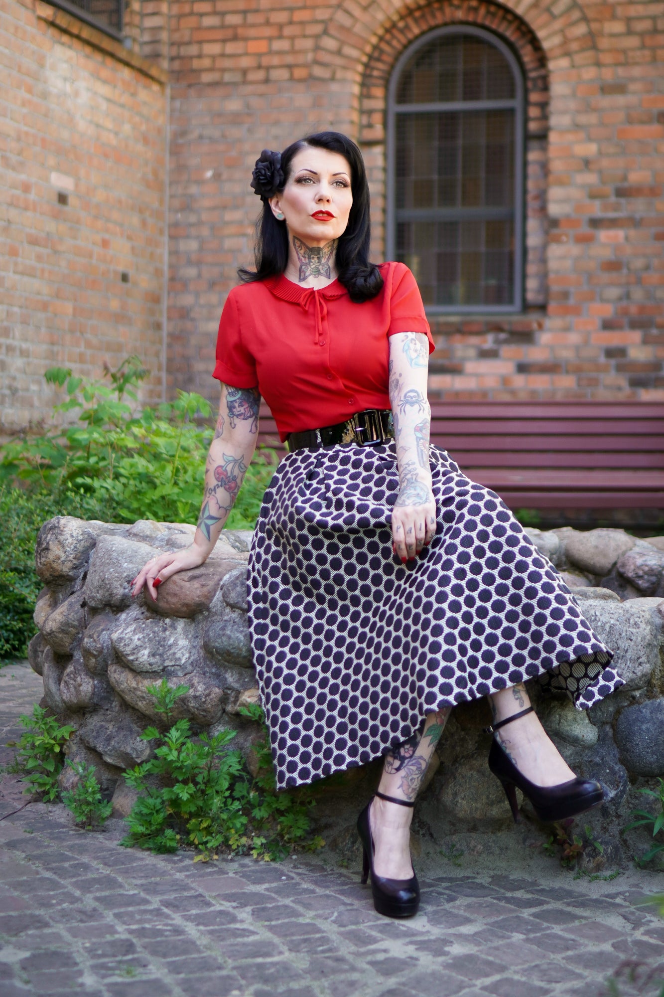 Tabitha Retro Circle Skirt