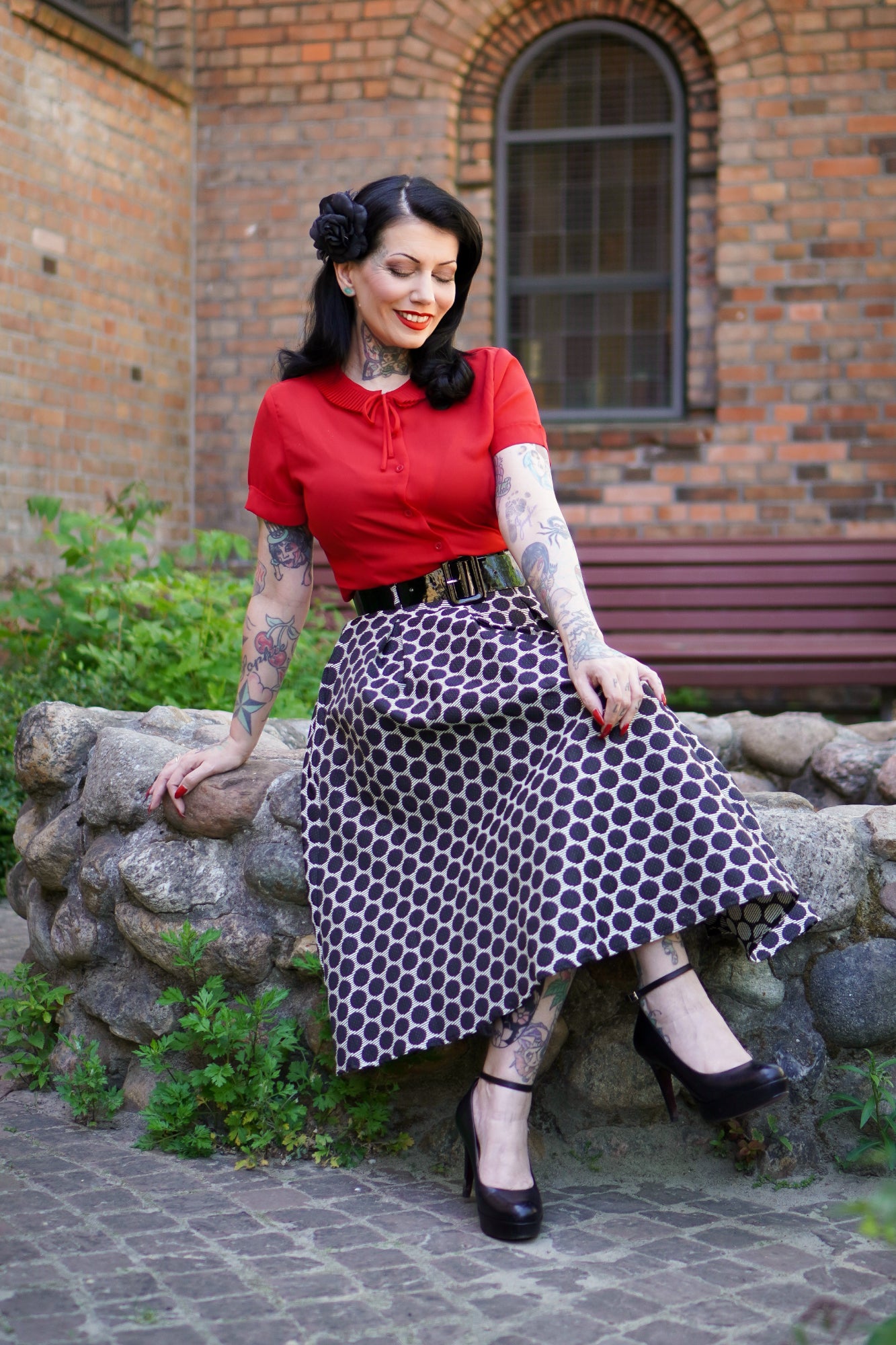 Tabitha Retro Circle Skirt