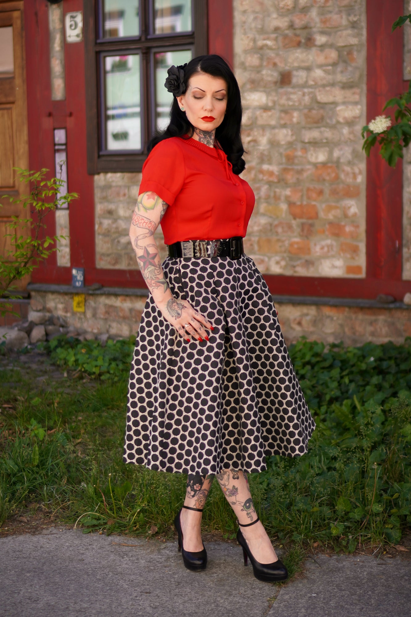 Tabitha Retro Circle Skirt