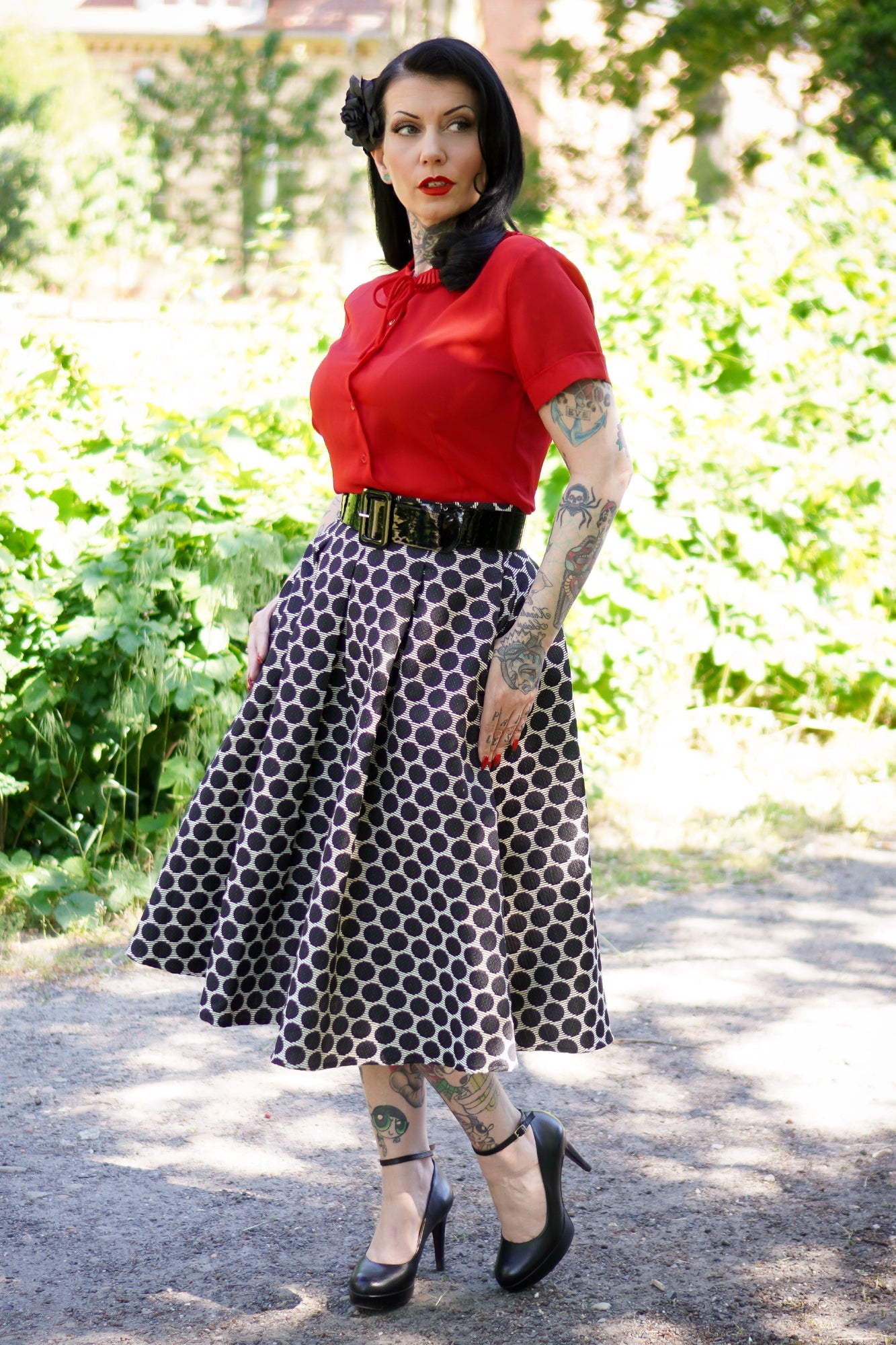 Tabitha Retro Circle Skirt