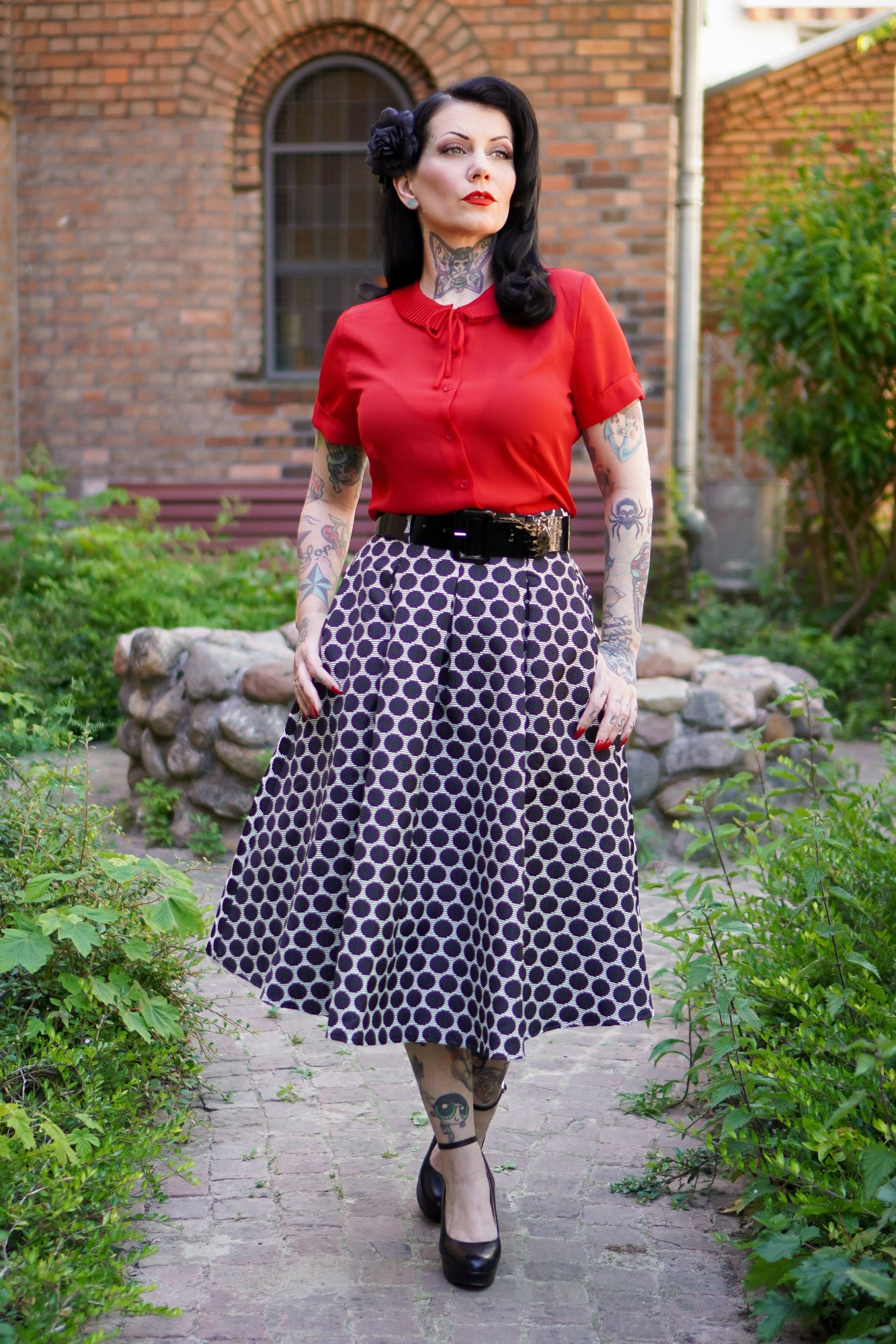 Tabitha Retro Circle Skirt