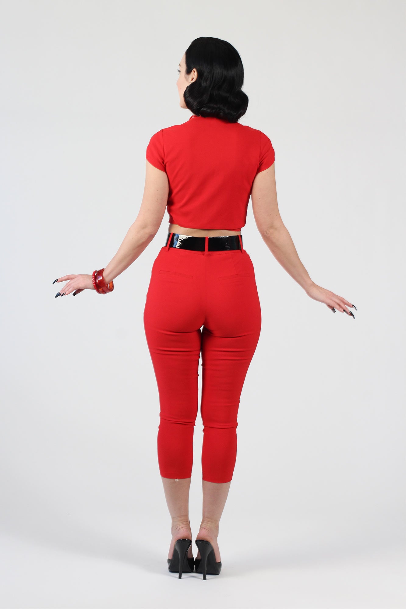 Luisa Capri in Pinup Red