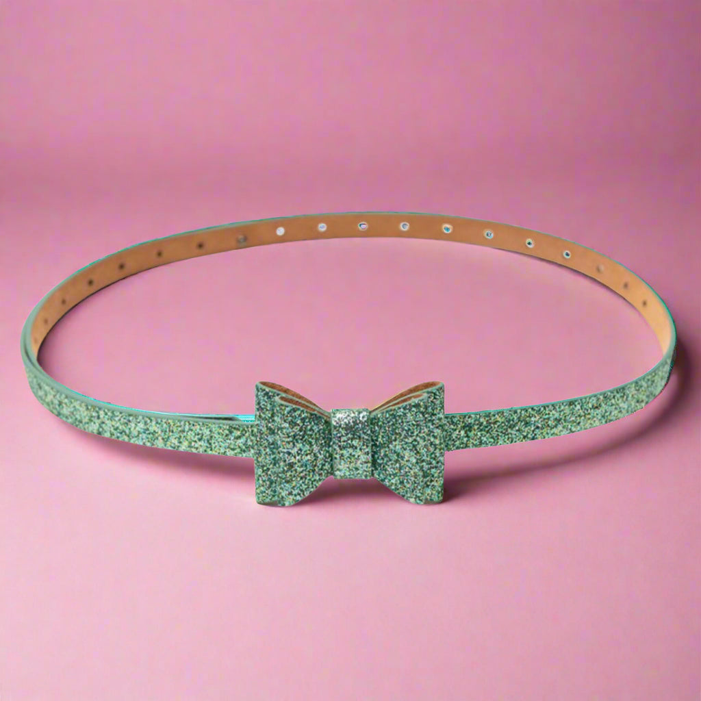 Adjustable Size Retro Bow Belt