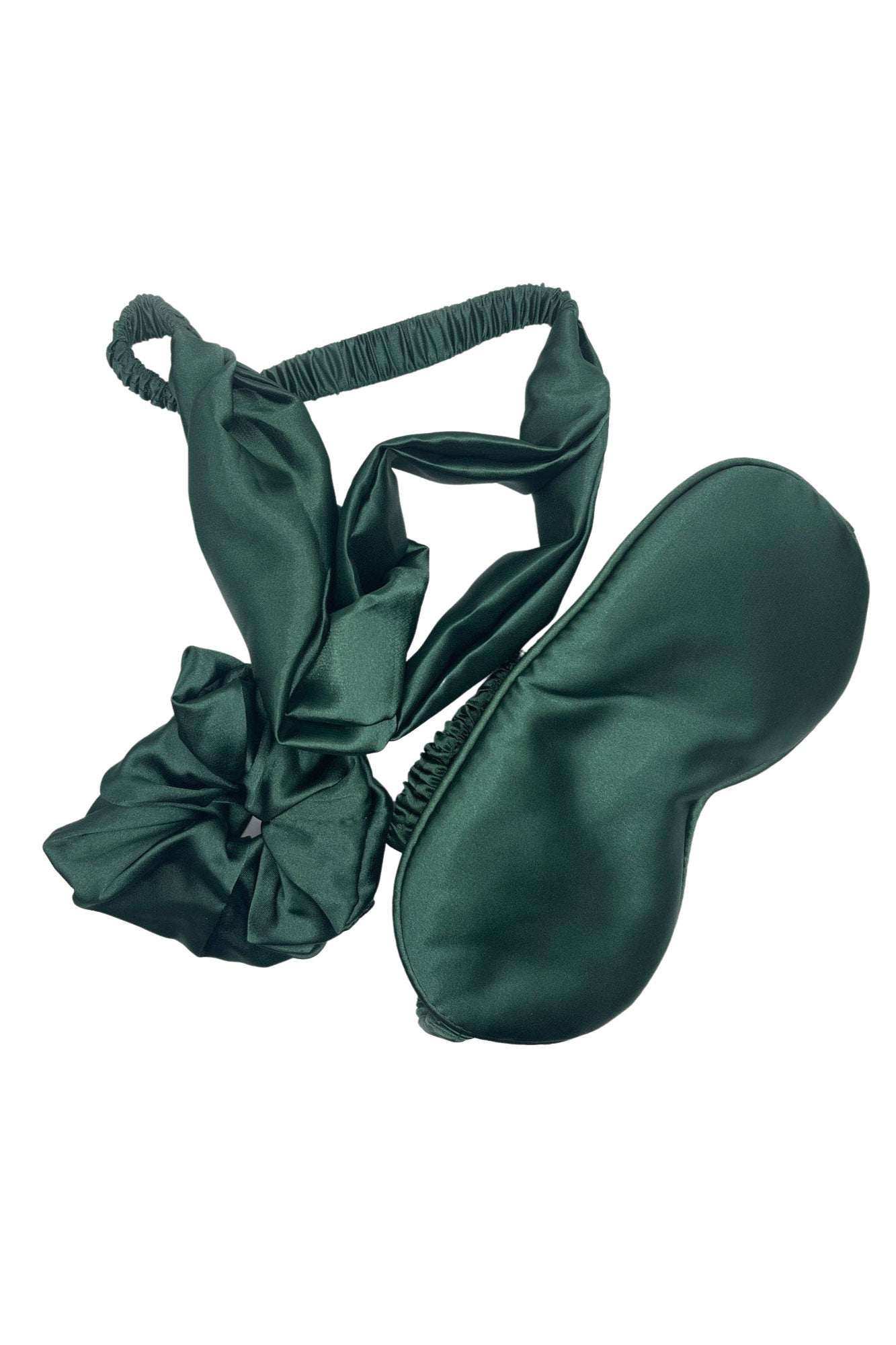 Eye Mask and Sleep Set in Green