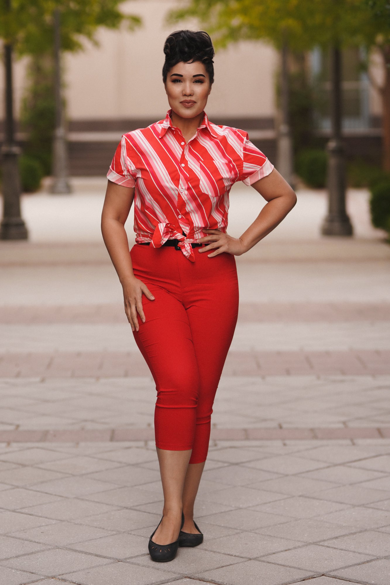 Luisa Capri in Pinup Red